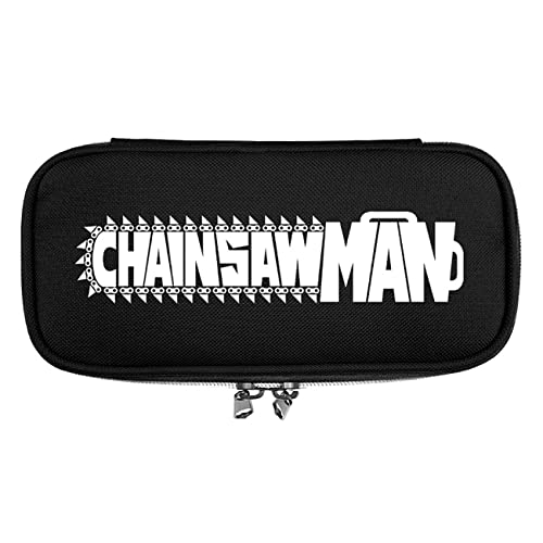 WERUN Chains-aw Man Federtasche Junge, 3D Druck Doppelte Schichten Federmappe, Große Kapazität Pencil Case für Schule & Büro-Multicolor 2||22 * 10 * 4cm von WERUN