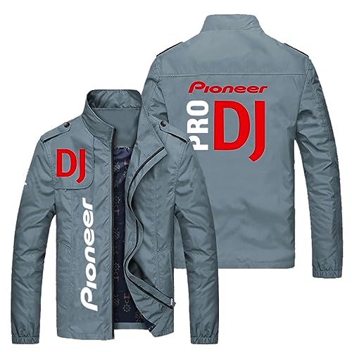 WERUN Herren Jacke PRO DJ, Straßenmode Bomberjacke Übergangsjacke mit Zipper, Herbst Frühling Bomber Sportjacke-Blue||M von WERUN