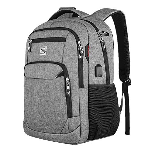 Laptop Rucksack Herren laptoprucksack Rucksäcke für Herren Rucksäcke Rucksacktaschen Reiserucksack Herrenrucksack Mens Rucksack Canvas Rucksack Gray von WESDOO