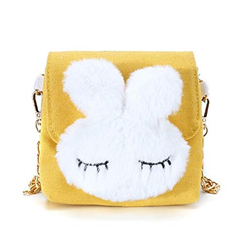 Handtasche mädchen Kleinkind Handtasche mädchen Umhängetaschen für Mädchen Mädchentasche Eine Seite Taschen für Mädchen stilvoll Yellow von WESEEDOO