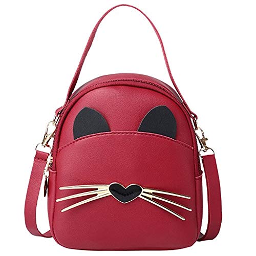 Handtasche mädchen Kleinkind Kinder Handtasche Taschen für Mädchen Umhängetaschen für Mädchen Eine Seite Taschen für Mädchen stilvoll red von WESEEDOO