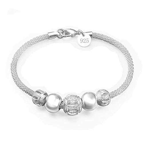 Silberkette silberner Armreif Armbänder für Frauen stilvoll Charm Armbänder bester Freund Armband Freundschaftsarmbänder unendlich Armband von WESEEDOO