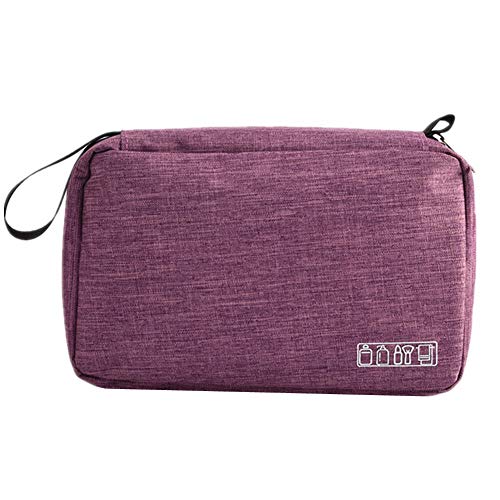 WESEEDOO Kulturtasche Zum AufhäNgen Waschtasche Waschen Tasche Frauen Reisetaschen Hängen Waschen Tasche Toiletry Tasche Frauen Reisetaschen Für Frauen Purple,One Size von WESEEDOO