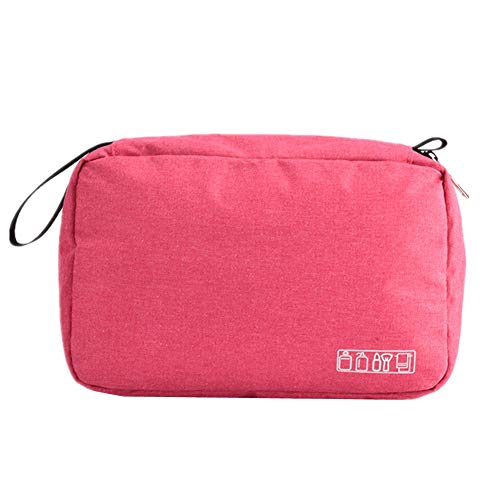 WESEEDOO Kulturtasche Zum AufhäNgen Waschtasche Waschen Tasche Frauen Reisetaschen Hängen Waschen Tasche Toiletry Tasche Frauen Reisetaschen Für Frauen Rose Red,One Size von WESEEDOO