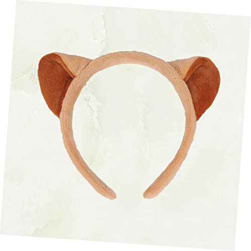 WESIEVYA Katzenohr-haarband Mit Tierohren-design Leichtem Und Lichtechtem Material Haar-accessoire Für Party Cosplay Auftritt Hellbraun von WESIEVYA