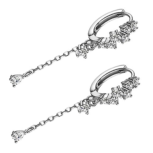 WESIEVYA 1 Paar Dangle Ohrringe für Frauen Glitzernde Wasserfall Kette mit Fransen Lange Quasten Ohrhänger für Hochzeiten Partys Alltagslooks Ohrschmuck im Modischen Design WESIEVYA 1 Paar Dangle Ohrringe für Frauen Glitzernde Wasserfall Kette mit Fransen Lange Quasten Ohrhänger für Hochzeiten Partys Alltagslooks Ohrschmuck im Modischen Design von WESIEVYA