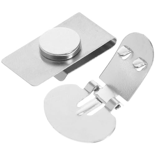 WESIEVYA 1 Paar Magnetische Krawattenklammern Unsichtbare Krawattenclips für Männer und Frauen Rutschfestes Design Einfach zu Bedienen für Business und Besondere Anlässe von WESIEVYA