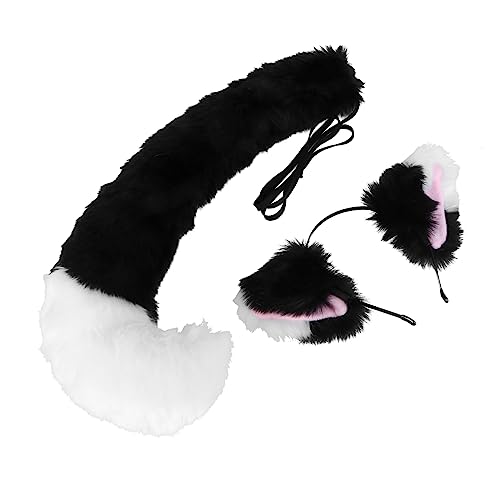 WESIEVYA 1satz Cosplay Haarset Mit Fuchsohren Und Flauschigem Stilvolles Zubehör Für Halloween Und Kostümpartys Für Frauen Und Mädchen Gemütlicher Plüsch von WESIEVYA