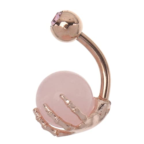WESIEVYA 1 Stück Edelstahl-bauchnabelring Dekorativer Körperpiercing-ring Bauchnabelring Mit Acryl-element Piercing-zubehör Für Damen Und Herren WESIEVYA 1 Stück Edelstahl-bauchnabelring Dekorativer Körperpiercing-ring Bauchnabelring Mit Acryl-element Piercing-zubehör Für Damen Und Herren von WESIEVYA