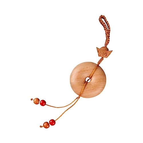 WESIEVYA Holz Schlüsselanhänger Vintage Barren Schlüsseldekorationen Schlüsselzubehör Hübsch Praktisch Freunde Familie Kollegen von WESIEVYA