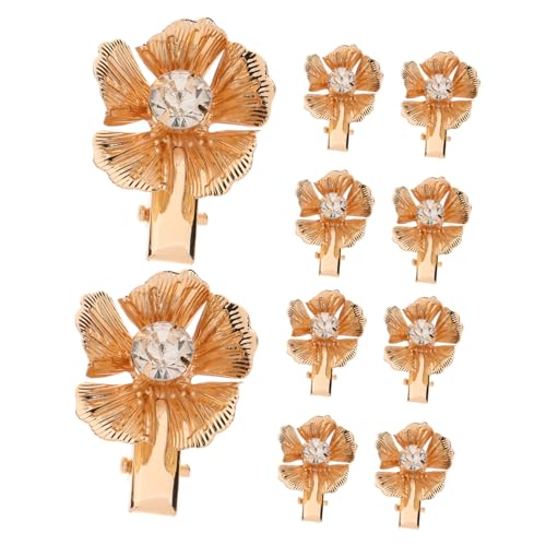 WESIEVYA Blumen-haarschmuck Für Frauen 10-teiliges Haarspangen-set Mit Metallblumen Stilvolles Haar-accessoire-set von WESIEVYA