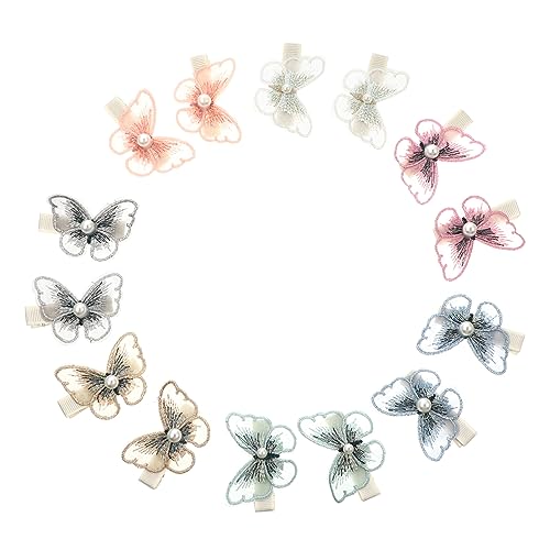 WESIEVYA 14stücke Schmetterling Haarnadeln Clip Perle Frisur Accessoires Für Damen Alltag Party Hochzeit von WESIEVYA