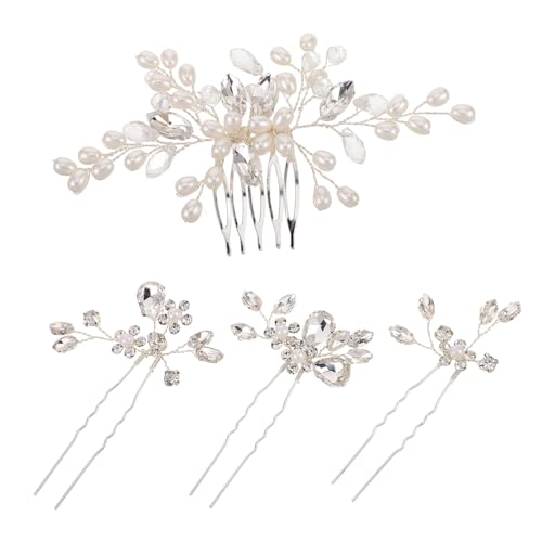 WESIEVYA Haarteile Für Hochzeit Dekorative Haarnadeln Formelle Haarschmuck Haarkamm Im Chinesischen Stil Haarschmuck Für Hochzeit Von Frauen Ausgefallene Haarspangen Hochzeitsaccessoires von WESIEVYA