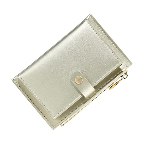 WESIEVYA Geldbörse Damen Klein Kartenetui Kreditkartenetui Reißverschluss Pu-Leder Geldbeutel Kartenportemonnaie von WESIEVYA