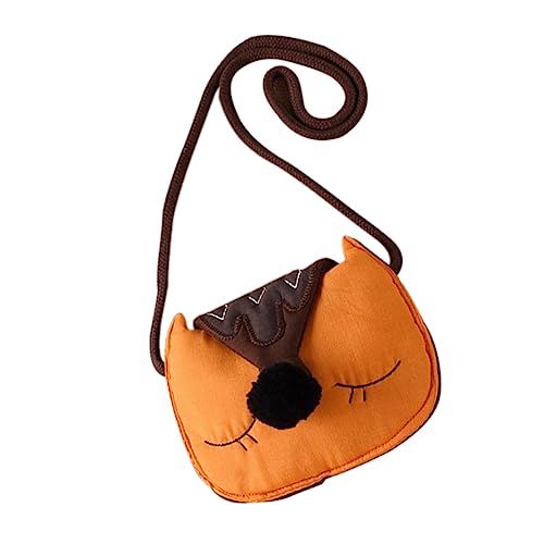 WESIEVYA Umhängetasche Wechseltasche Cartoon Messenger Tasche Damen Münztasche Baumwollstoff Komfort Design Aufbewahrung Smartphone Bargeld Schlüssel Kosmetika Reisen Shopping von WESIEVYA