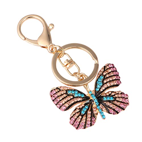WESIEVYA Schlüsselanhänger Metall Form Taschenanhänger Schlüsselanhänger Für Frauen Junge Mädchen Mit Strass Für Autoschlüssel Oder Tasche von WESIEVYA