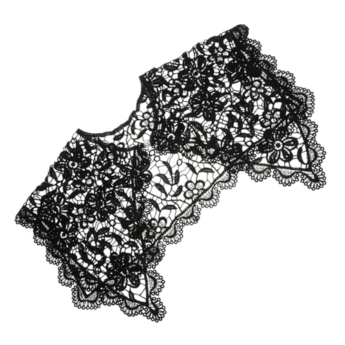WESIEVYA Damen Fake Kragen Aus Spitze Mit Blumenmuster Hohles Design Für Hemden Kleider Und Tops von WESIEVYA