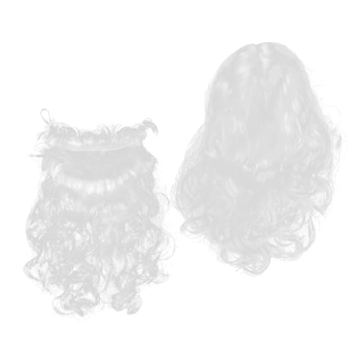 WESIEVYA 1satz Weihnachtsmann Perücke Und Bart Lustige Cosplay Verkleidung Für Weihnachtsfeiern Leicht Und Bequem Mit Elastischem Trageband Für Festlichkeiten Und Partys von WESIEVYA