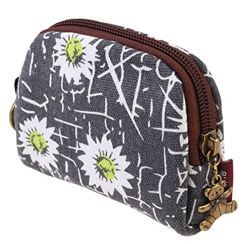 WESIEVYA 1stück Mini Daisy Print Münzgeldbörse Für Damen Kleiner Bedruckter Geldbeutel Mit Einzigartigem Design Für Aufbewahrung Von Kleingeld Und Kleinen Wertsachen Für Unterwegs von WESIEVYA