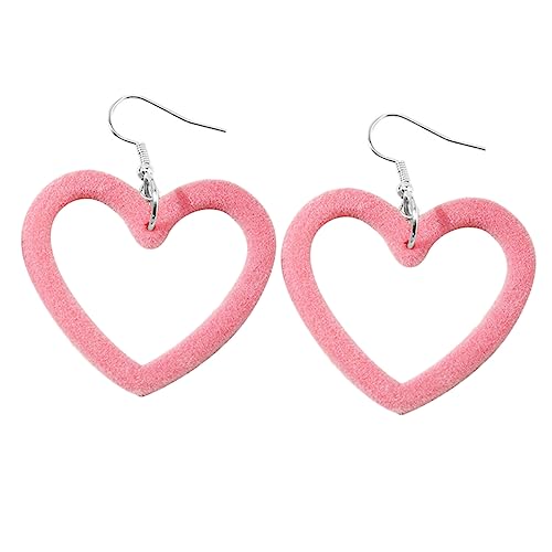 WESIEVYA 2 Paare Herzohrringe Hohl Herzform Hängend Valentinstag Damen Schmuck Gold Silber Modisch Elegant Für Alltag Party Hochzeit von WESIEVYA