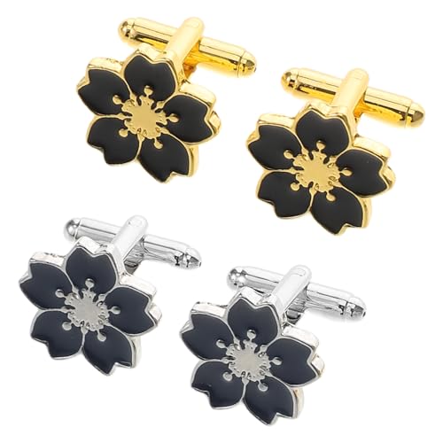 WESIEVYA 2 Paare Japanische Blumenmanschettenknöpfe Vintage-Mantelknopf Manschettenknöpfe für Damenanzug Blumen-Smoking-Manschettenknöpfe Uniformknöpfe Hemdärmelknopf Legierung WESIEVYA 2 Paare Japanische Blumenmanschettenknöpfe Vintage-Mantelknopf Manschettenknöpfe für Damenanzug Blumen-Smoking-Manschettenknöpfe Uniformknöpfe Hemdärmelknopf Legierung von WESIEVYA