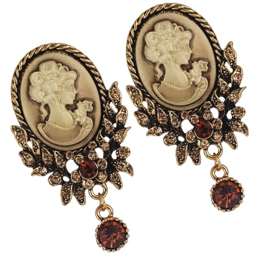 WESIEVYA 2stücke Retro-brosche Aus Legierung Elegante Brustnadel Für Damen Mit Metallclip Für Kleidung Taschen Hüte Schals Geeignet Für Verschiedene Anlässe von WESIEVYA