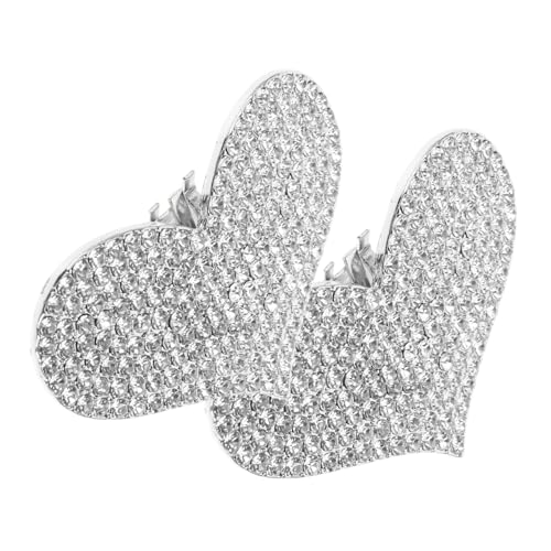 WESIEVYA Schuhclips Mit Herz-strass Abnehmbar Für Damen High Heels Schuh Schmuck 2er Satz Schuhaccessoires Mit Tiermotiv von WESIEVYA