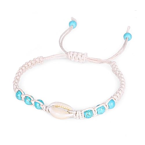 WESIEVYA 2 Stück Handgefertigte Geflochtene Muschelarmbänder für Frauen Elegantes Armband Weiß als Schmuckdekoration für Besondere Anlässe WESIEVYA 2 Stück Handgefertigte Geflochtene Muschelarmbänder für Frauen Elegantes Armband Weiß als Schmuckdekoration für Besondere Anlässe von WESIEVYA
