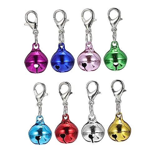 WESIEVYA Stück Schlüsselanhänger mit Galvanisiertem Glockenanhänger in Zufälliger Farbe Dekorativer Schlüsselanhänger für Kreative Schlüsselanhänger von WESIEVYA