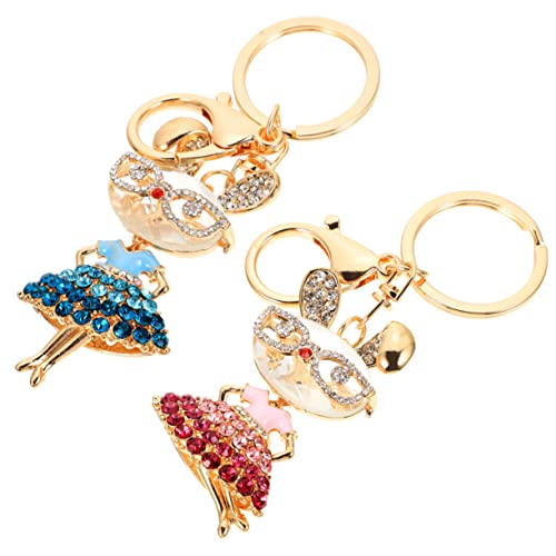 WESIEVYA 2stücke Niedlicher Kaninchen Schlüsselanhänger Dekoratives Cartoon Tier Ornament Für Taschen Für Tägliche Nutzung Besondere Anlässe Kreatives Design Vielseitig Einsetzbar von WESIEVYA