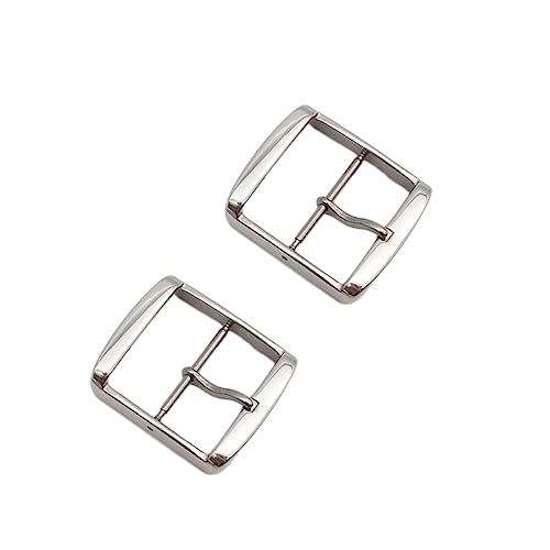 WESIEVYA 2stücke Edelstahl Uhrenverschluss Schnalle Für Armbanduhr Aus Edelstahl Passend Für Herren Und Damenarmbänder Für Textil Und Silikonarmbänder von WESIEVYA