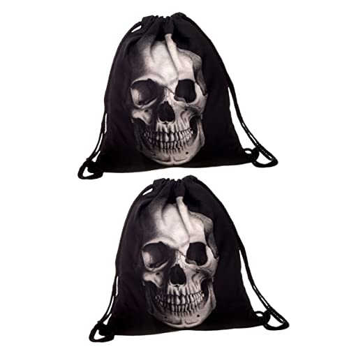 WESIEVYA 2stücke Kordelzugtasche Druck Geräumiger Rucksack Für Damen Und Herren Stylischer Beutel Mit Kordelzug Robustes Design Für Bücher Und Andere Gegenstände von WESIEVYA