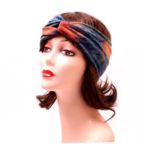 WESIEVYA 2stücke Bohemian Haarband Teiliges Breites Elastisches Kopfband Für Frauen Für Yoga Sport Und Freizeit Schnelltrocknendes Farbenfrohes Design Bunt Cyan WESIEVYA 2stücke Bohemian Haarband Teiliges Breites Elastisches Kopfband Für Frauen Für Yoga Sport Und Freizeit Schnelltrocknendes Farbenfrohes Design Bunt Cyan von WESIEVYA