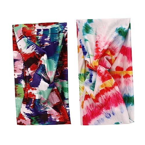 WESIEVYA 2stücke Bunte Sport-stirnbänder Aus Elastischem Material Schweißableitende Fitness-haarbänder Für Damen Für Yoga Laufen Und Andere Sportarten WESIEVYA 2stücke Bunte Sport-stirnbänder Aus Elastischem Material Schweißableitende Fitness-haarbänder Für Damen Für Yoga Laufen Und Andere Sportarten von WESIEVYA