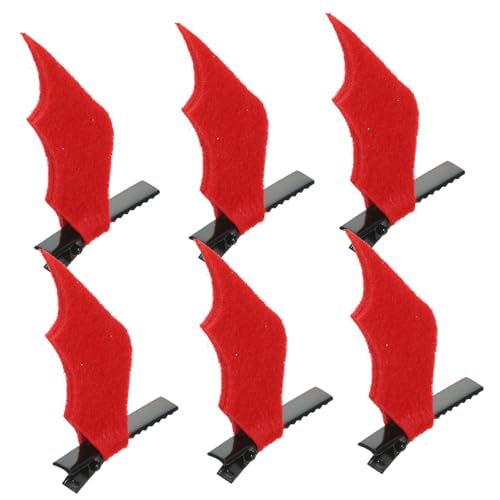 WESIEVYA 3paare Halloween Fledermaus Haarspangen Cartoon Flügel Haarschmuck Für Kostümparty Cosplay Zubehör Teiliges Für Frauen Und Mädchen von WESIEVYA