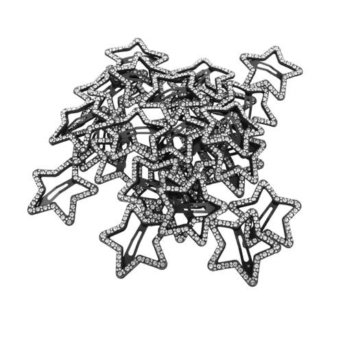 WESIEVYA 30stücke Stern-haarspangen Mit Strass-glas-design Rutschfeste Schnappclips Haarschmuck Für Haare Und Hinterkopf Vielseitig Einsetzbar Für Junge Mädchen Und Erwachsene von WESIEVYA