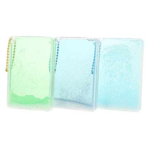 WESIEVYA 3stücke Teiliges Quicksand Hänge- Aus Acryl Desktop Ornament Und Dekorative Für Schlüsselanhänger Und Kreative Bastelprojekte von WESIEVYA