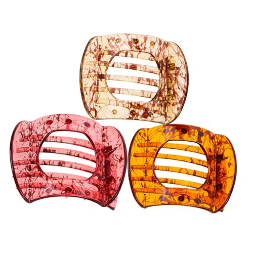 WESIEVYA 3stücke Haarklammern Mit Innenzähnen Für Frauen Dekorative Haarspangen Mittelgroße Klammern Zum Stylen Und Abteilen Haarschmuck Für Verschiedene Frisuren von WESIEVYA