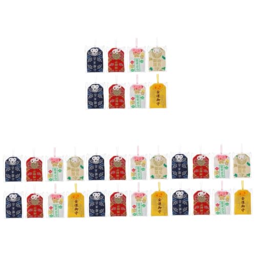 WESIEVYA 4 Sets Japanische Sachet-taschen Amulett- Segensbeutel Im Japanischen Stil Amulett-sachets Für Die Inneneinrichtung 8 Stück * 4 von WESIEVYA