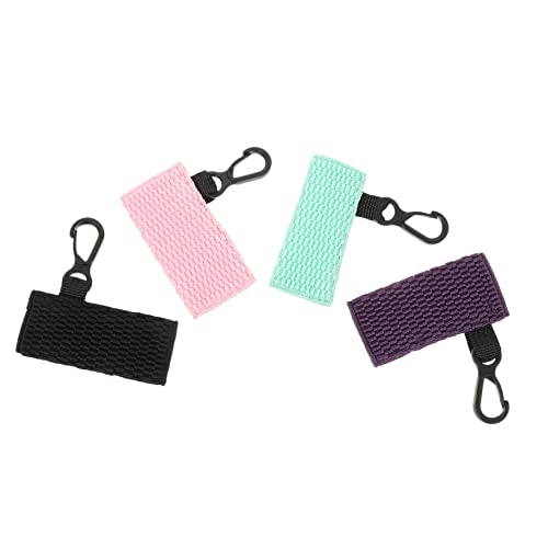 WESIEVYA Lippenstiftschutz Schlüsselanhänger Lippencreme Schutzhülle 4er Set Make-up Etui von WESIEVYA