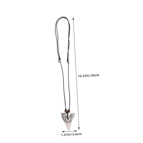 WESIEVYA 4 Stück Haifischzahn Halskette Surfer Schmuck für Männer und Jungen Strand Robust Modisch Langlebig Weiß und Braun WESIEVYA 4 Stück Haifischzahn Halskette Surfer Schmuck für Männer und Jungen Strand Robust Modisch Langlebig Weiß und Braun von WESIEVYA