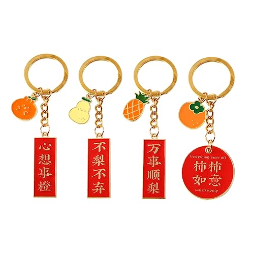 WESIEVYA Dekorativer Schlüsselanhänger 4 Stück Set Outdoor Schlüssel Für von WESIEVYA