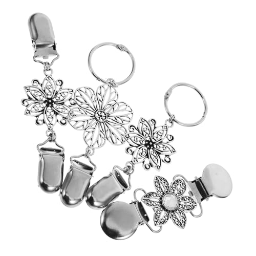 WESIEVYA 4 Stück Strickjacke Clip Damen+formelle+Kleider Ankleideschnallen haar spangen haarclips zur Seite fahren bluse damen Pulloverklammern, um den Pullover zusammenzuhalten Kleiderclip von WESIEVYA