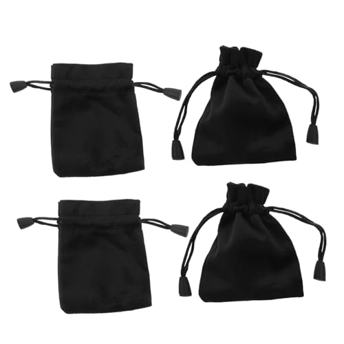 WESIEVYA 4stücke Kordelzugbeutel Würfelbeutel Schmuckbeutel Geschenkbeutel Tragbare Tasche Mit Kordelzug Für Party Hochzeit Geschenke Süßigkeiten von WESIEVYA