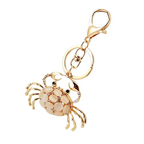 WESIEVYA Krabben-schlüsselanhänger Ornament Schlüsselanhänger Dekoration Taschenanhänger Stilvoller Schmuck Für Weihnachten Hochzeit Geburtstag Party Auto-innenausstattung von WESIEVYA