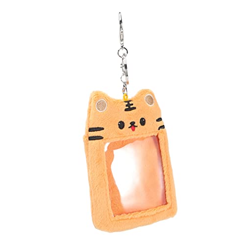 WESIEVYA Plüsch-kartenhalter Buskarten-schutzhülle Cartoon-fotohülle Mit Schlüsselanhänger Ausweishalter Kartenetui von WESIEVYA