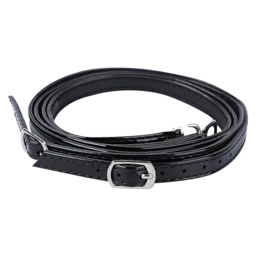 WESIEVYA Anti drop High Heel Schnürsenkel aus Langlebigem PU Material Überkreuzte Knöchelriemen in Schwarz Rutschfeste Schuhbänder für Damenpumps Sicherer Halt bei Hochzeit Party und von WESIEVYA