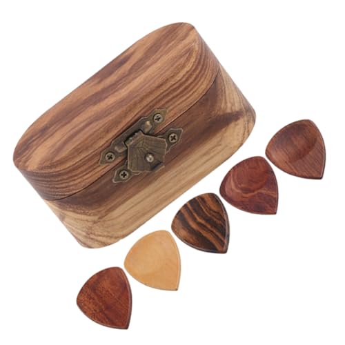 WESIEVYA Aufbewahrungsbox Für Gitarrenplektren Holzgitarrenplektren-Set Mit Organizer Kompakt Und Tragbar Für Musiker Reisen WESIEVYA Aufbewahrungsbox Für Gitarrenplektren Holzgitarrenplektren-Set Mit Organizer Kompakt Und Tragbar Für Musiker Reisen von WESIEVYA