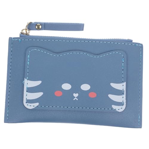 WESIEVYA Pu Leder Geldbörse Mit Reißverschluss Und Katzenmuster Multifunktionale Geldbörse Für Mädchen Kartenhalter Für Reisen Arbeit Und Freizeit von WESIEVYA