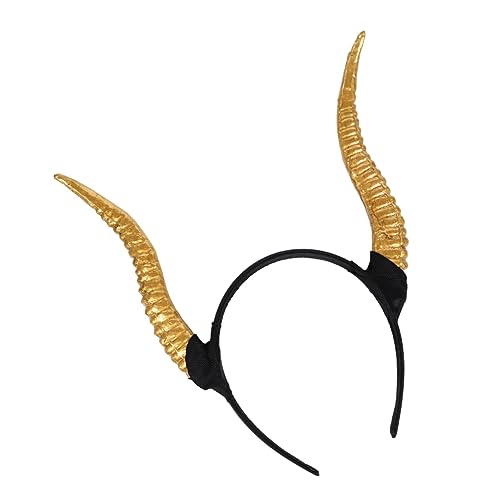 WESIEVYA Hirschhorn Stirnband Aus Kunststoff Für Halloween Kostüm Party Haarschmuck Elastisch Und Leicht Zu Tragen Passt Für Junge Mädchen Jugendliche Und Erwachsene von WESIEVYA